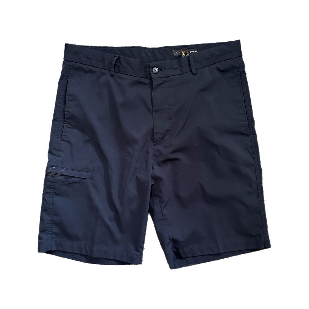 C22 Greg Norman Navy Blue Golf Shorts, Size 34